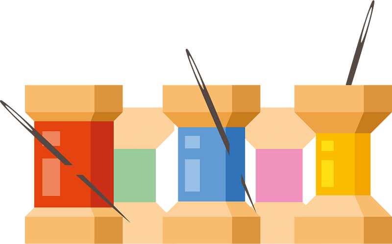 Bobbins with needles