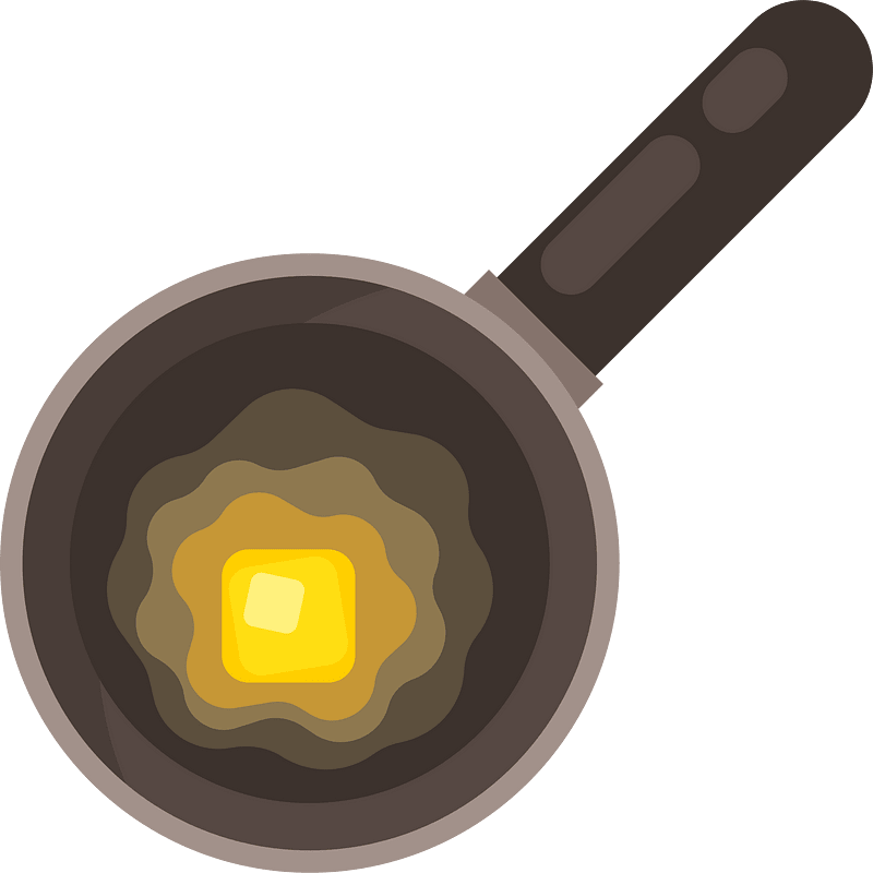 Butter in a pan