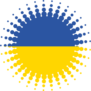 Flag of Ukraine halftone element