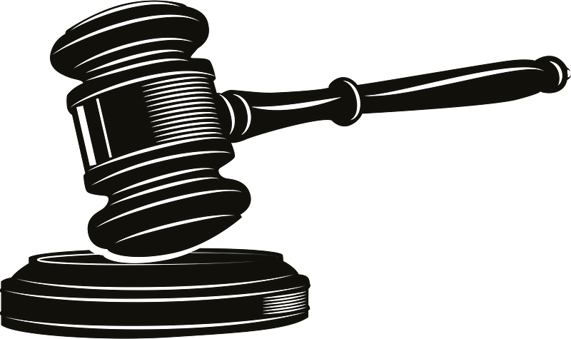 Gavel silhouette