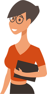 Woman with laptop
