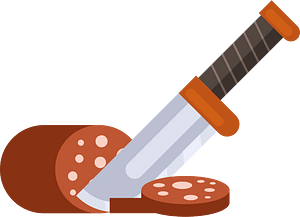 Slicing salami