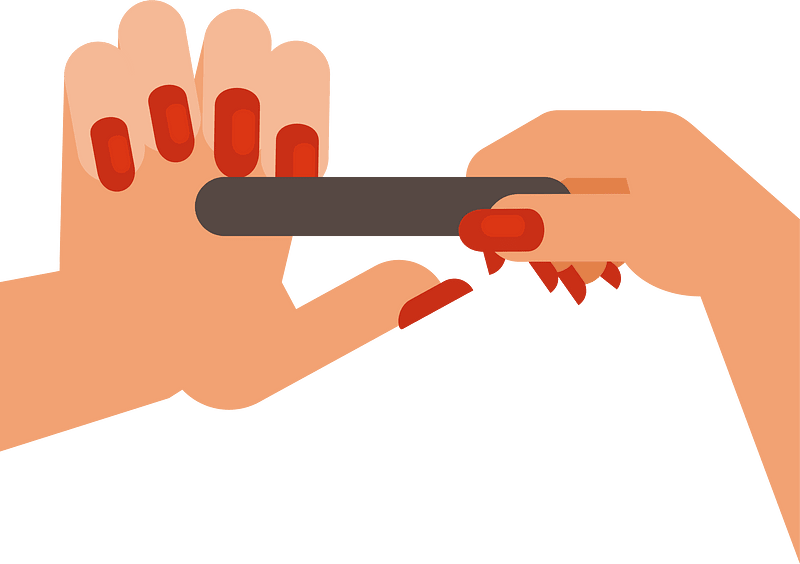 Polishing nails