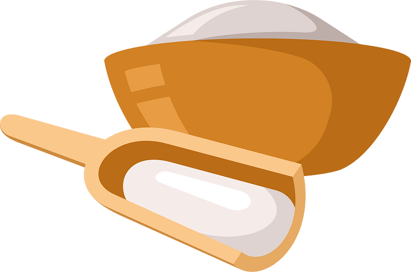 Flour in a bowl