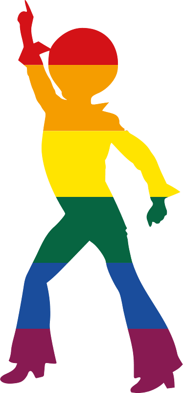 LGBT disco dancer