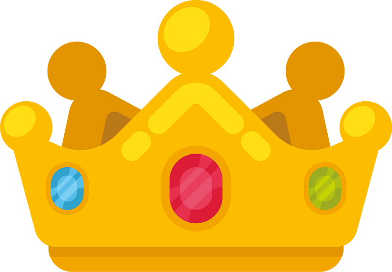 Golden royal crown