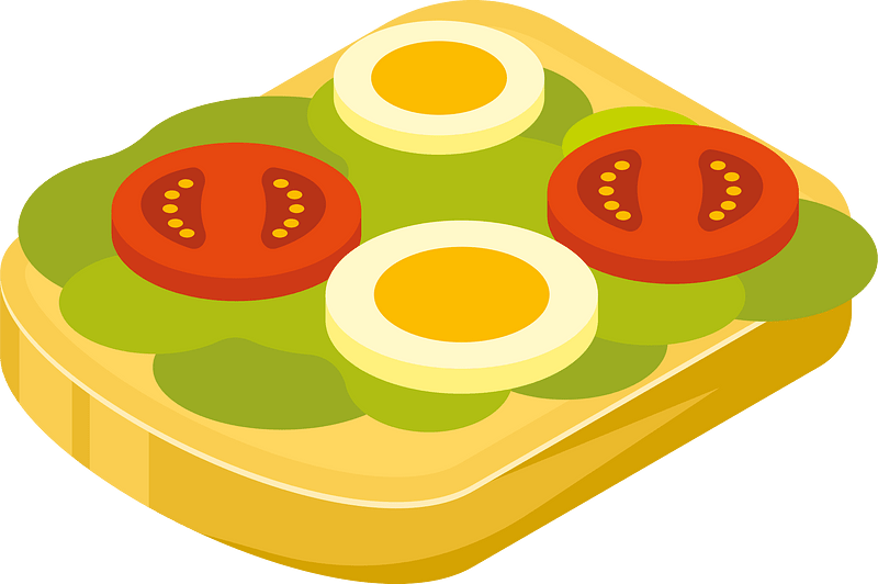 Sandwich with vegetables