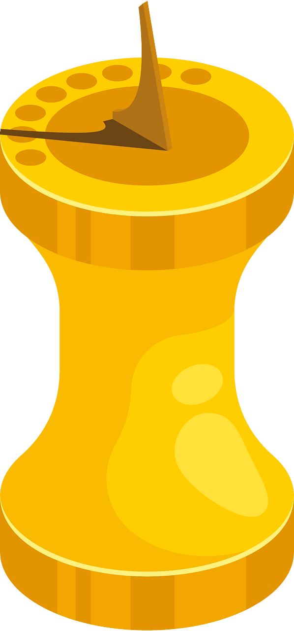 Golden sundial