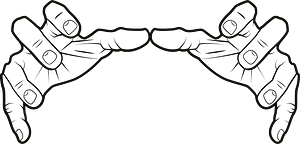 Grabbing hands