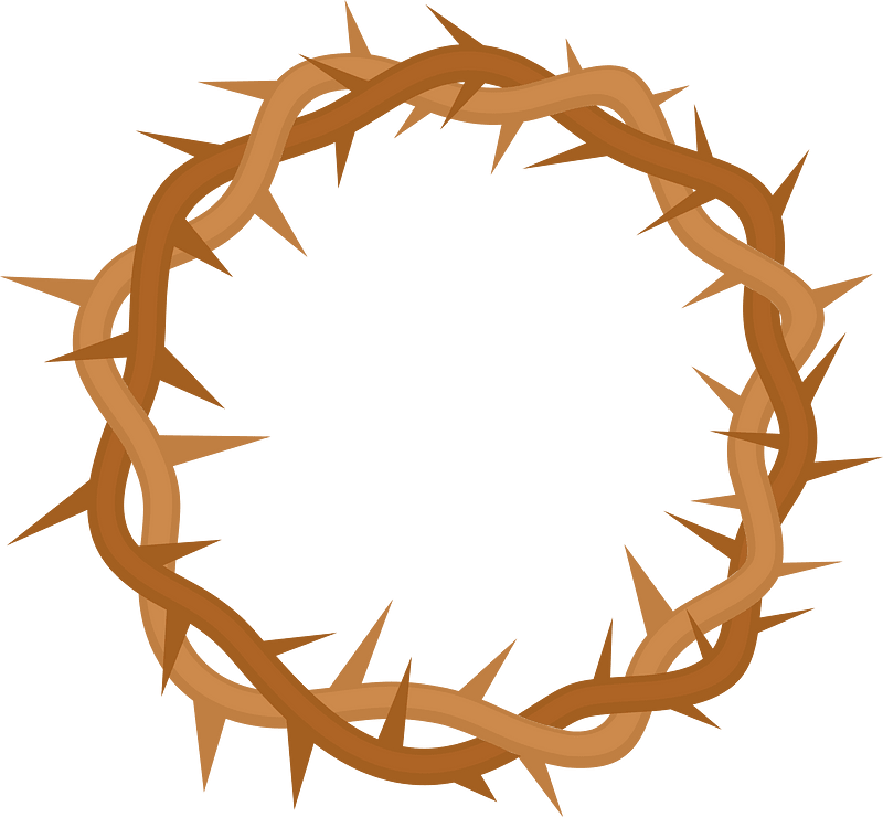 Woven crown of thorns