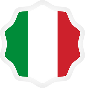 Italian flag sticker