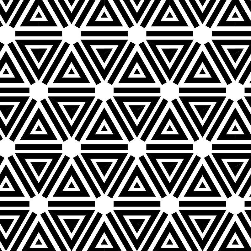 Tribal geometric pattern