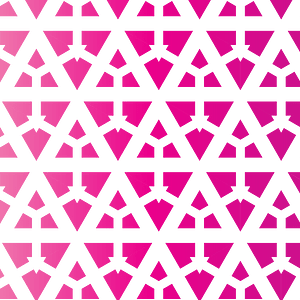 Geometric pattern in pink color
