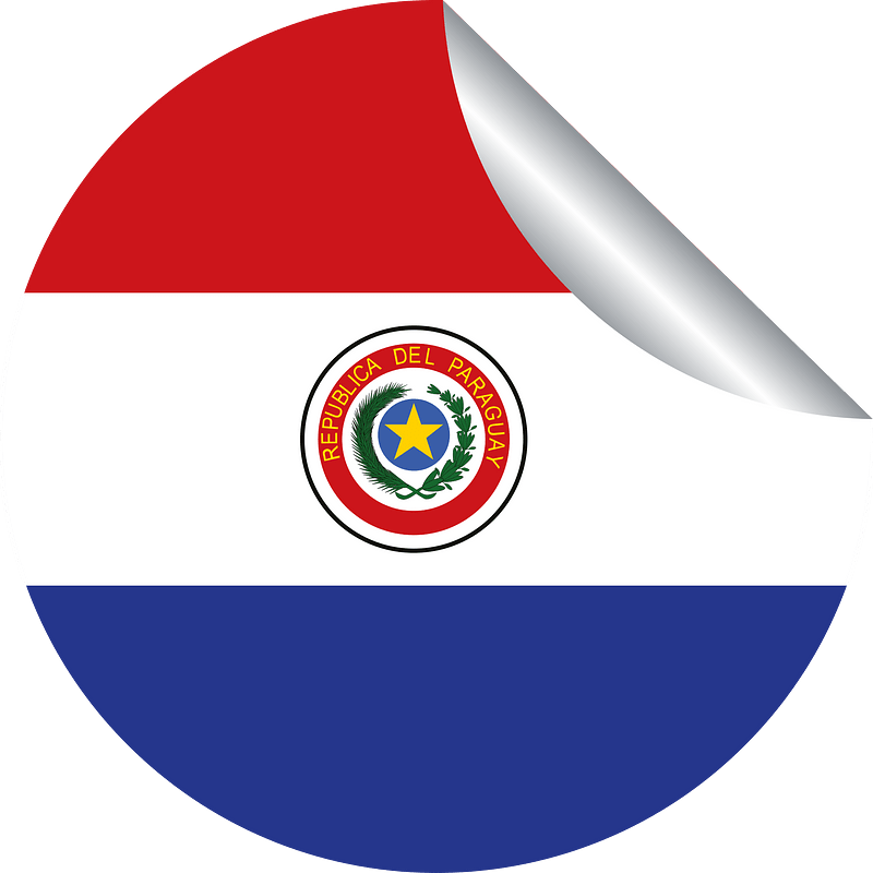 Paraguay national flag symbol