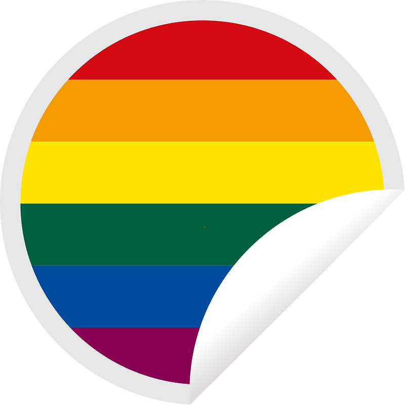 LGBT peeling sticker