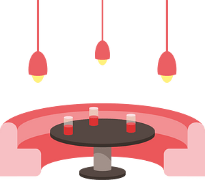Night club interior