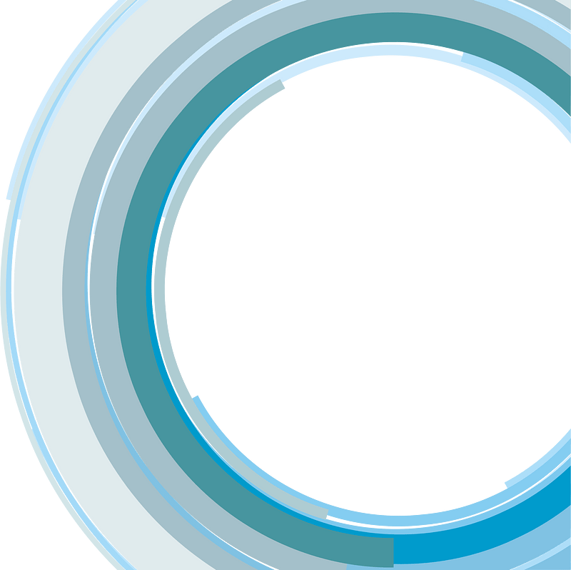 Blue circle abstract design