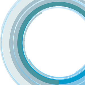 Blue circle abstract design