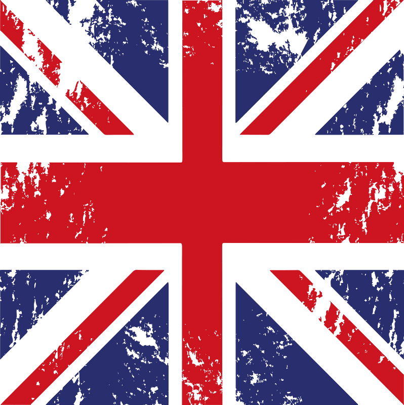 United Kingdom flag grunge