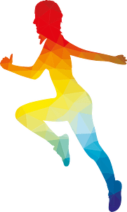 Girl doing aerobic