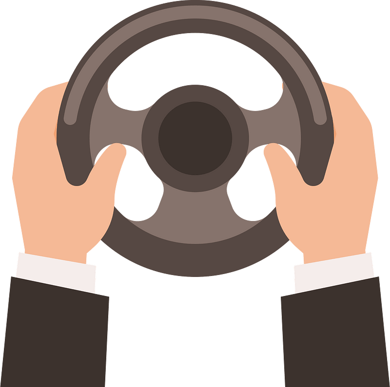 Hands on the wheel