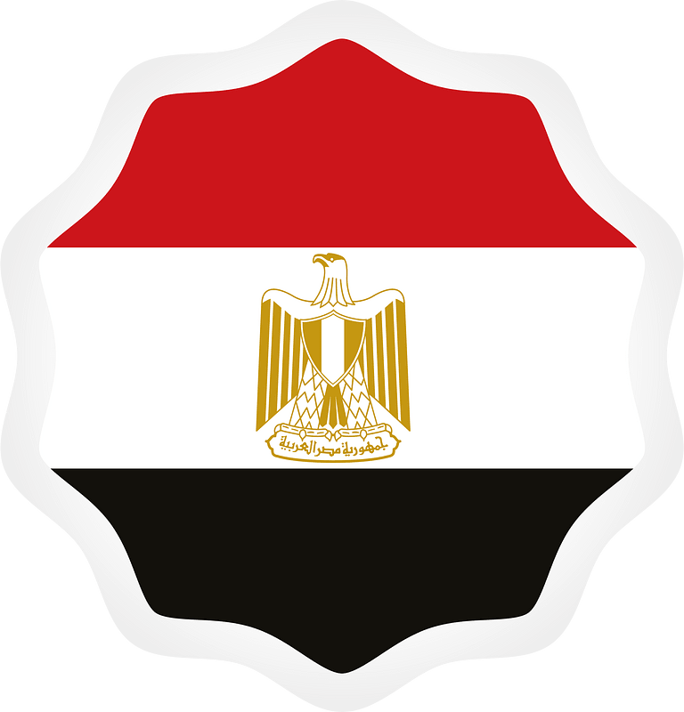 Egyptian flag symbol