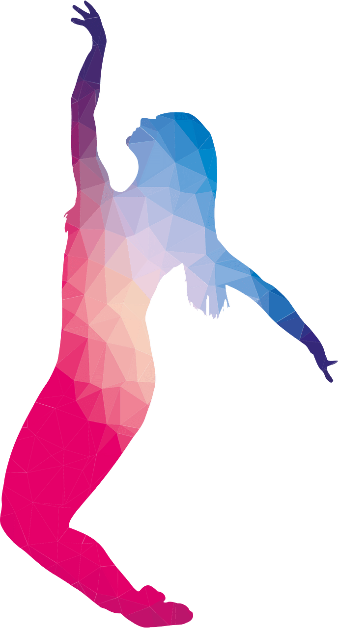 Female dancer silhouette
