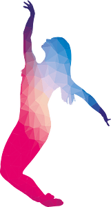 Female dancer silhouette