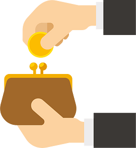 Coin in a purse