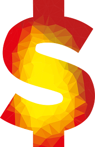 Dollar symbol silhouette
