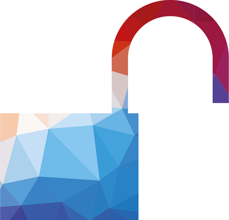 Unlocked padlock