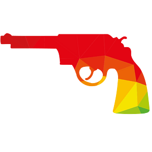 Revolver silhouette color