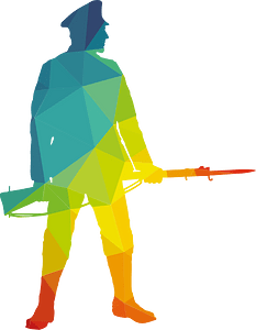 Soldier silhouette color