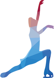 Figure skating silhouette