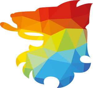 Wolf silhouette color