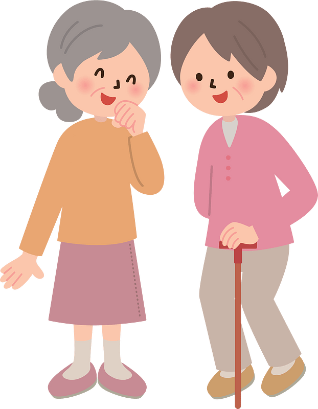 Old Women on a Walk