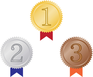 Gold, Silver and Bronze Medal