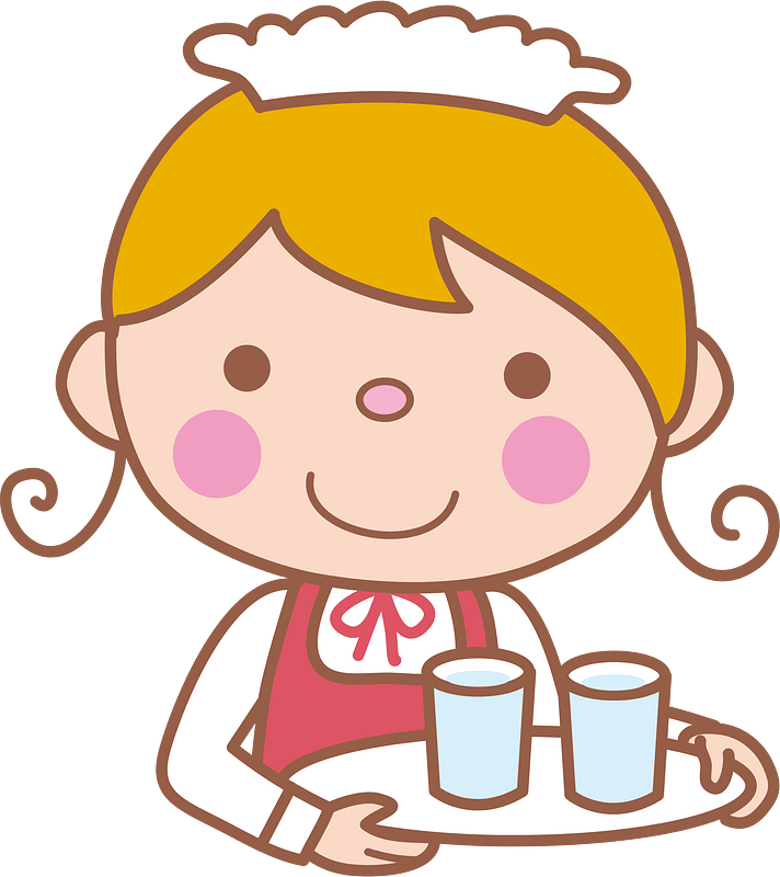 Waitress Woman at Work