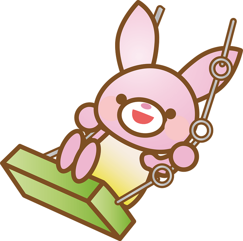 Rabbit on a Swing