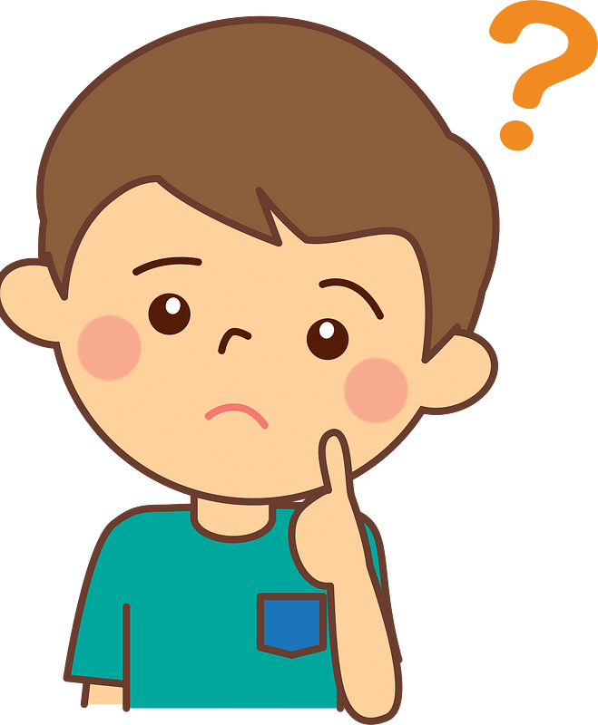 Boy with a Question Mark