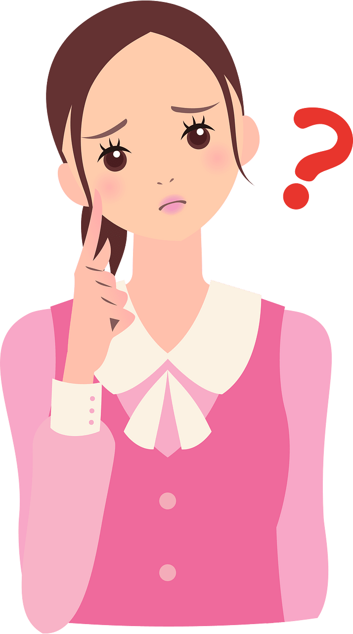 Businesswoman with a Question Mark
