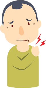 Man Feels Tension in His Neck