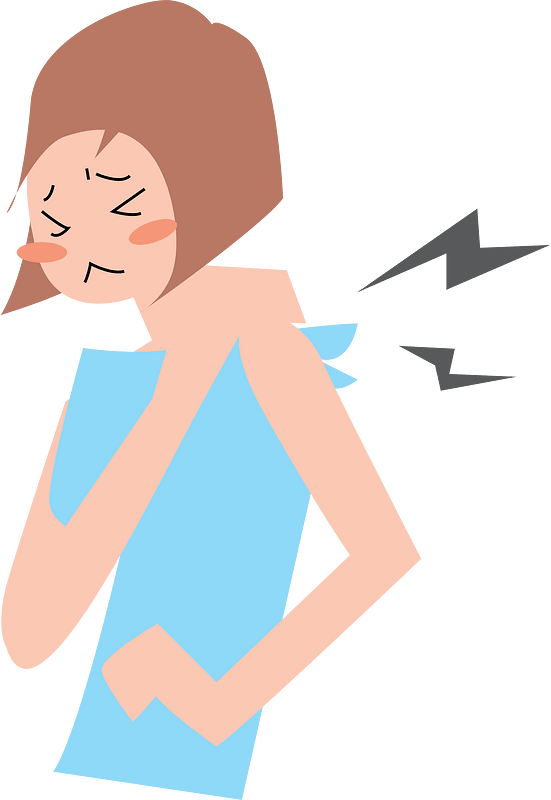 Woman Feels Tension in Her Neck