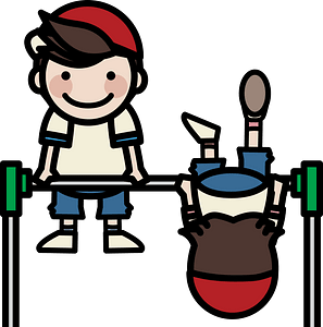Boy on a Horizontal Bar