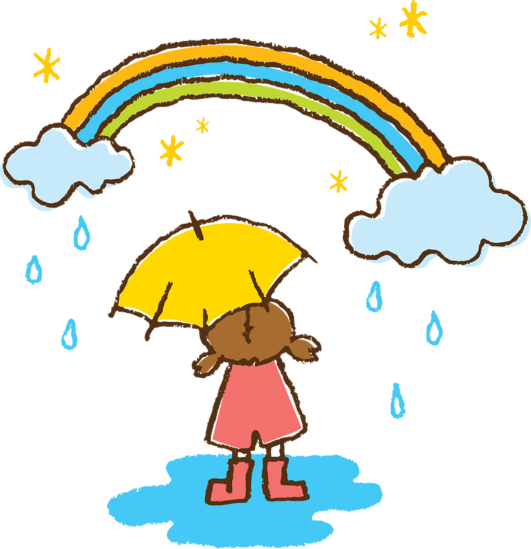 Girl under the Rainbow