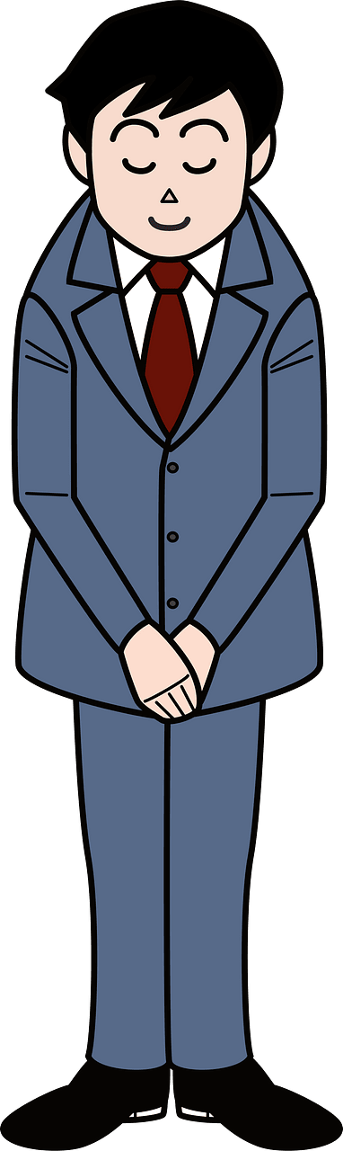 Businessman Takes a Bow