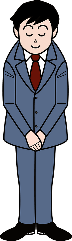 Businessman Takes a Bow