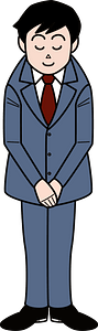 Businessman Takes a Bow