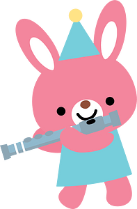 Rabbit with a Flute