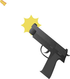 Pistol with a Bullet